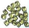 20 11mm Flat Puffed Diamond Olive with Speckles